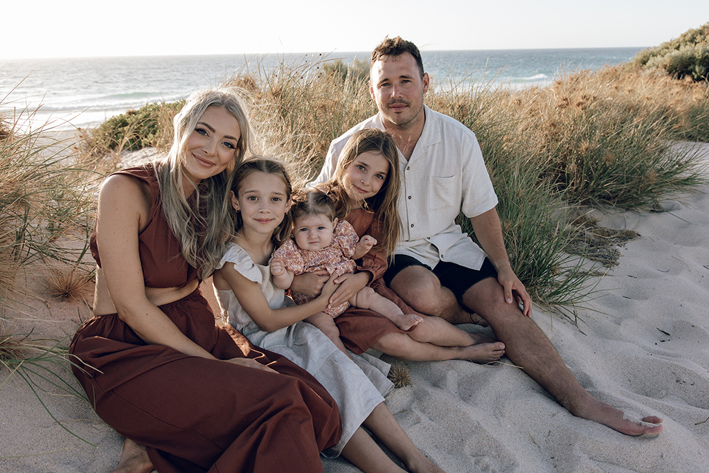 Perth family photography | Gorgeous Trigg Sunset Beach Family photoshoot